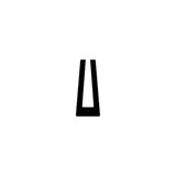 39-562R U-Shape per mtr