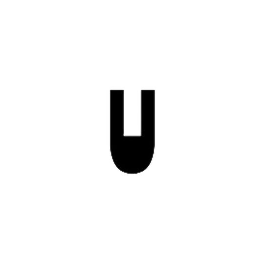 39-8804  U-Shape per mtr
