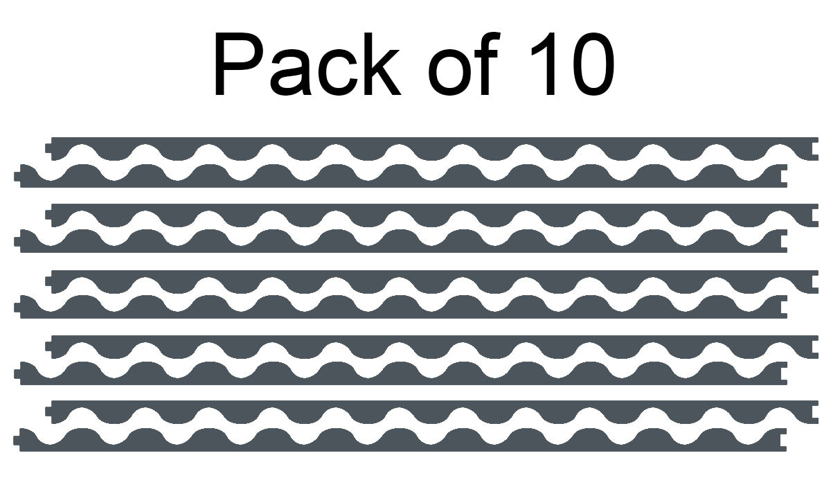 30 × Infill Strips For Corrugated Roof Sheets - Roofing Foam Closed Cell Roma - Foto 11