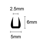 39-560R U-Shape per mtr