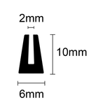 39-559R U-Shape per mtr