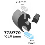 778-779 Windscreen Rubber per mtr