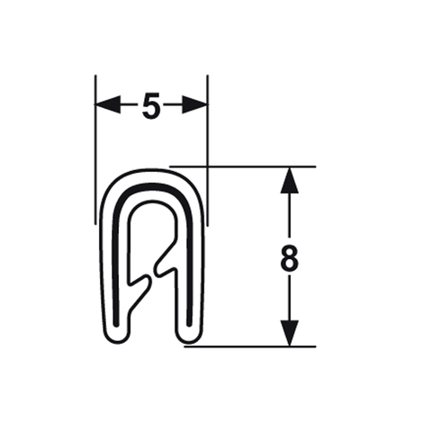 60-059 Pinchweld  per mtr