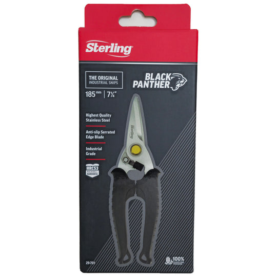 Industrial Snips 185mm ( 7" ) Black Panther