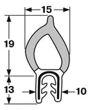 Pinchweld Mini Van Seal per mtr