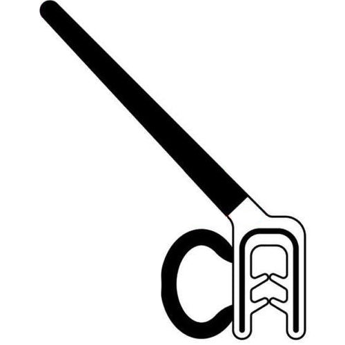 Pinchweld Canopy Lid Seal per mtr