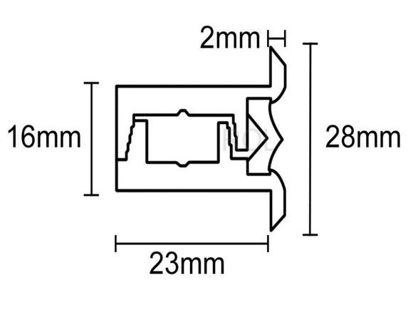 Centaflex PVC Door Hinge Black - Water and Dust Proof 