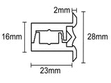 Centaflex PVC Door Hinge Black - Water and Dust Proof 