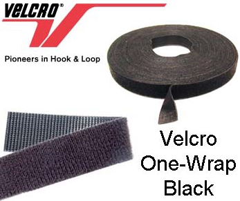 VELCRO® Brand ONE WRAP® Tape Black